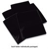 Gold Seal 2 Pkt Plastic Extra Heavyweight Folders Portfolio, High Sheen Reflective Finish, Black, 12PK 86311